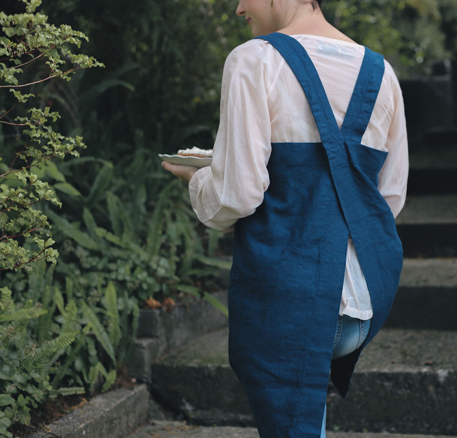 Pinafore, $97, Rough Linen