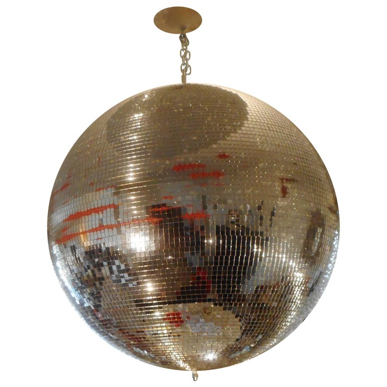 Huge Disco Mirrored Ball, Belgium, 1970 $1,766.92