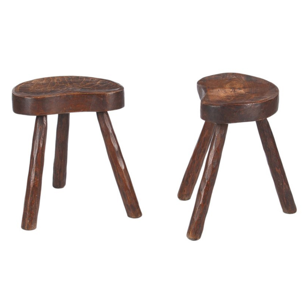 Pair of French Country Ashwood Stools $1,195