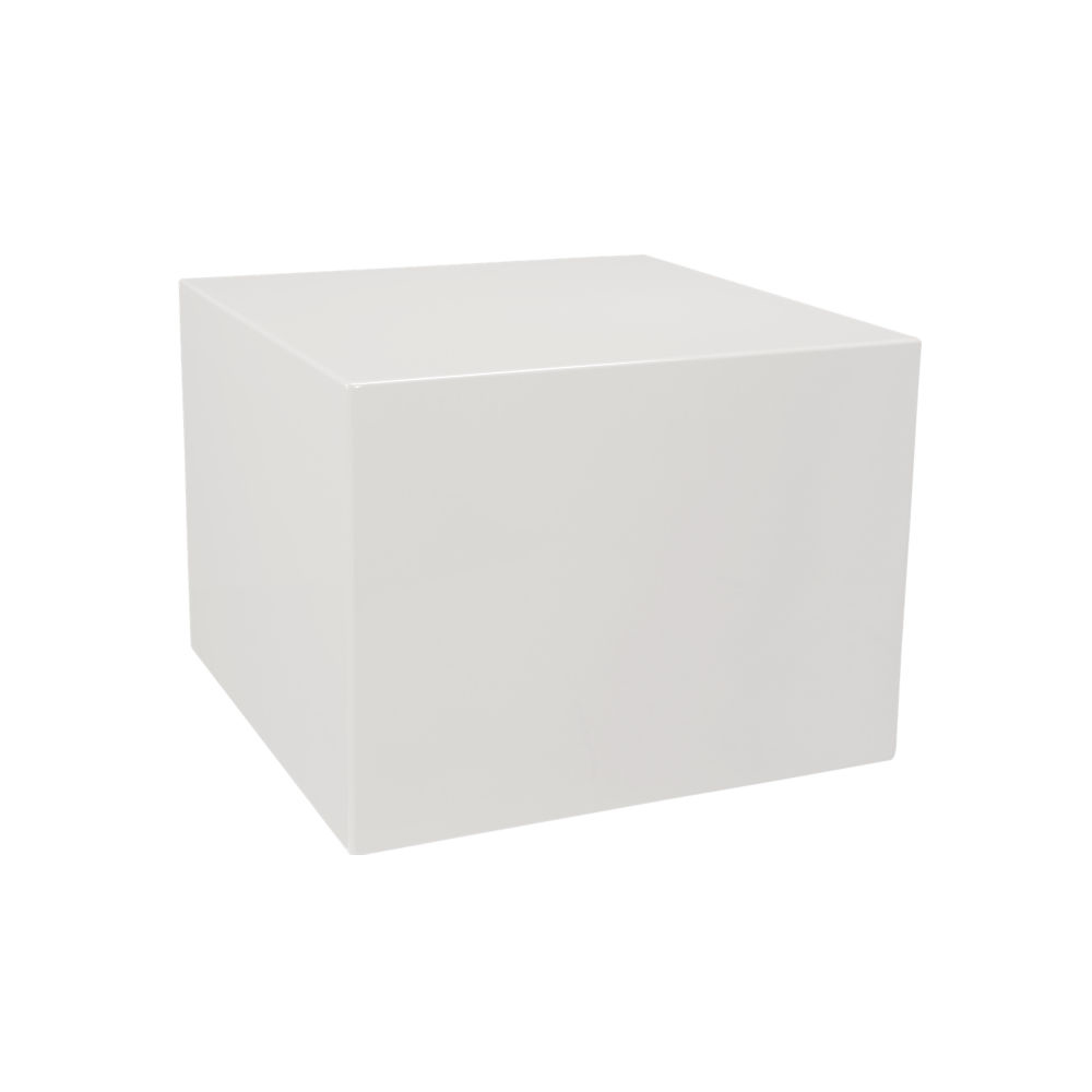 city slicker white side table $219