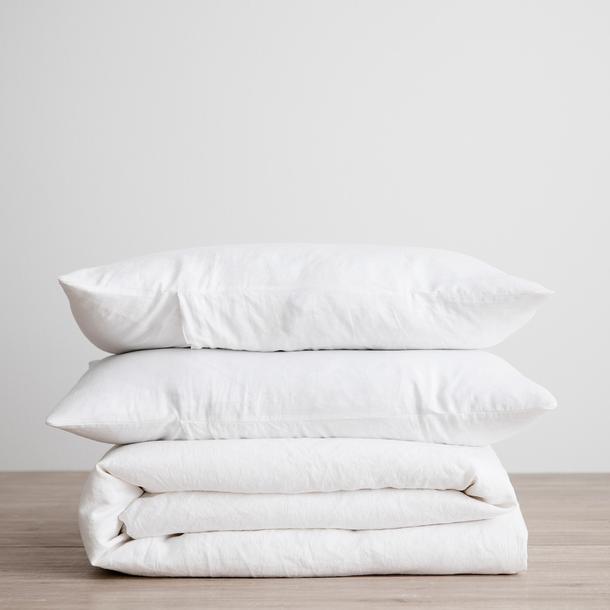 White Linen Bedding from $245