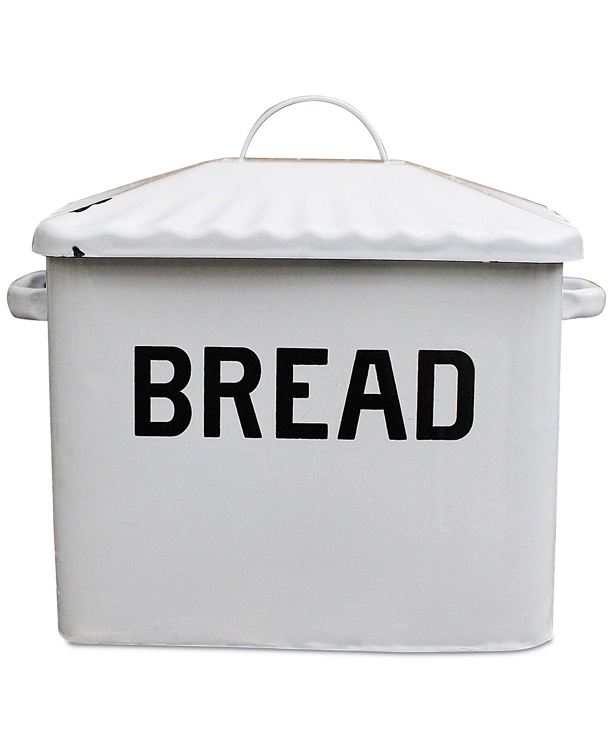 3R Studio Enameled Metal ''Bread'' Box, $74, Macys