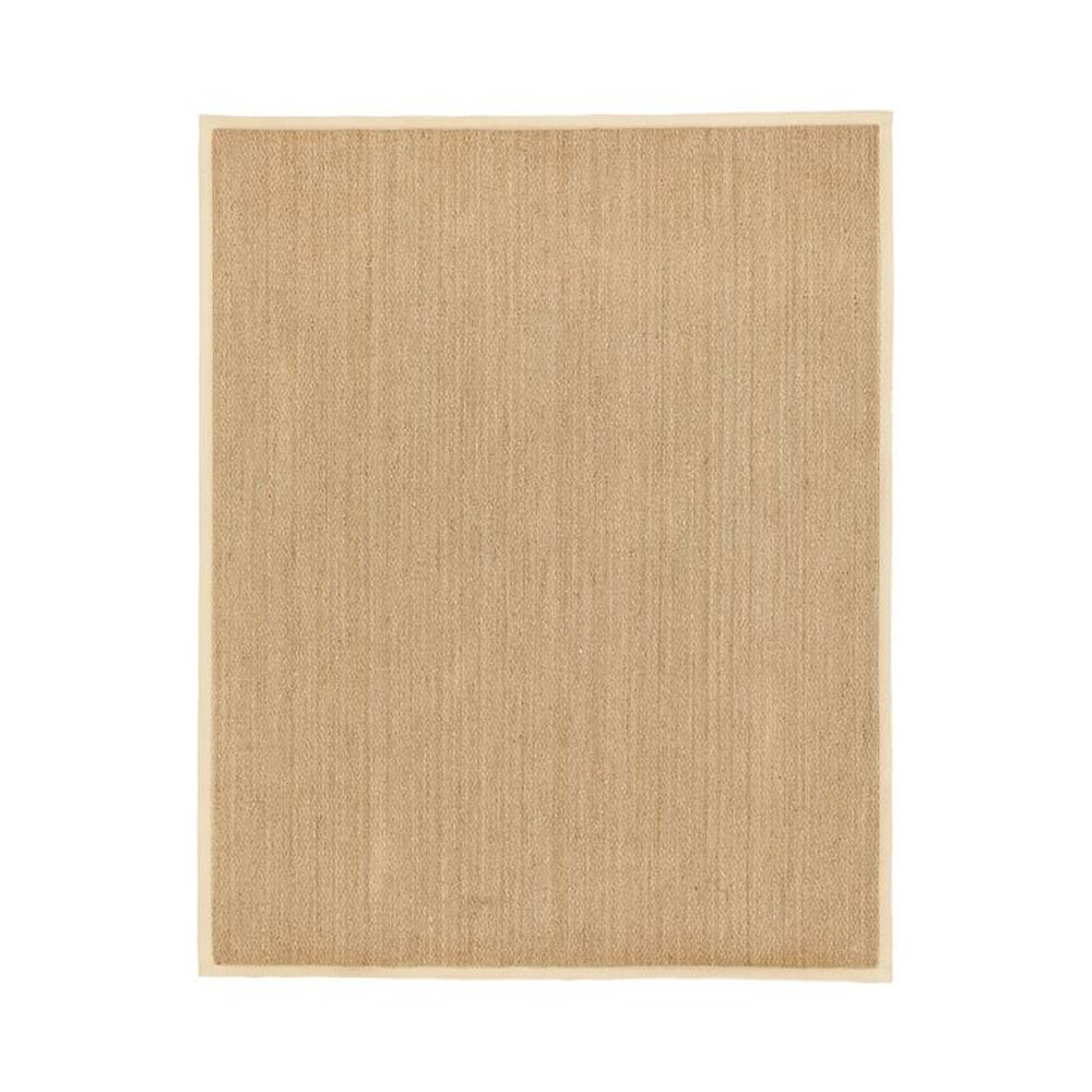 Color-Bound Seagrass Rug - Natural, from $30, Pottery Barn