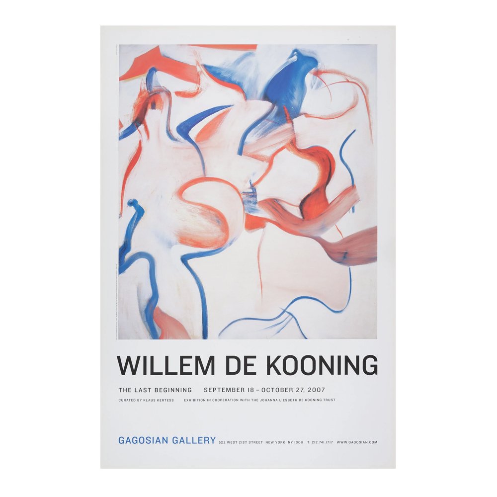 WILLEM DE KOONING: THE LAST BEGINNING, $20
