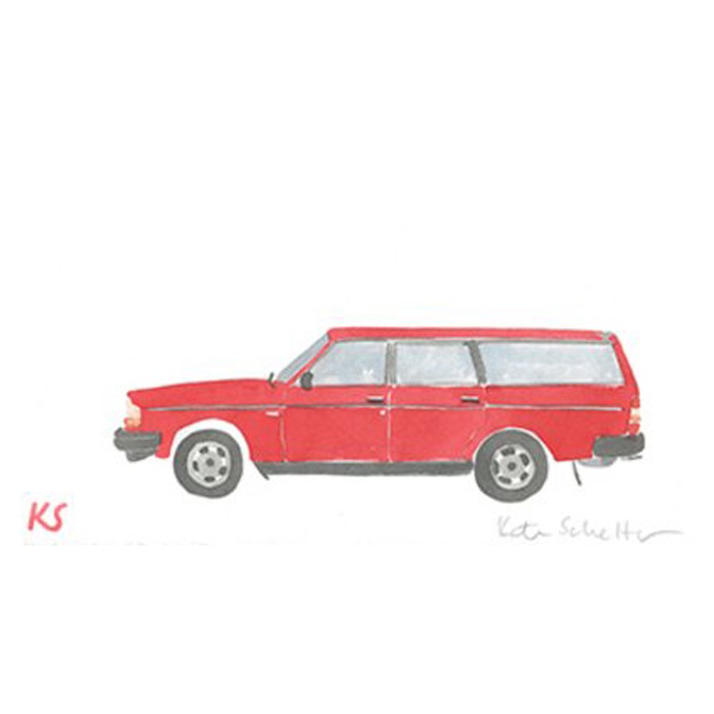 RED VOLVO 24O WAGON, $1,800