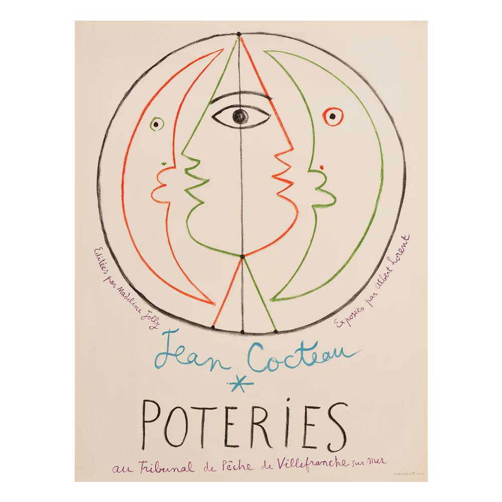 Jean Cocteau Poteries by Jean Cocteau, 1958, $900