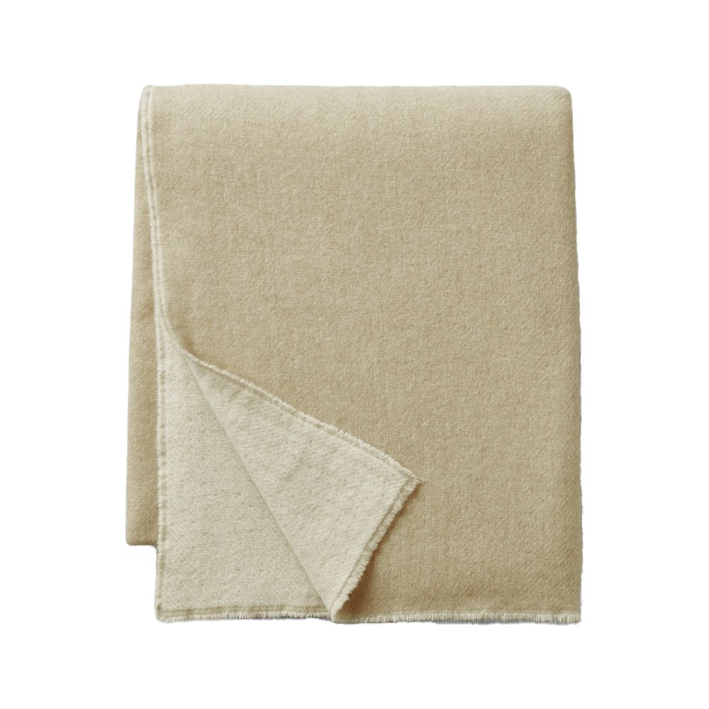 Reversible Double Face Solid Cashmere Throw, $499, Williams Sonoma Home