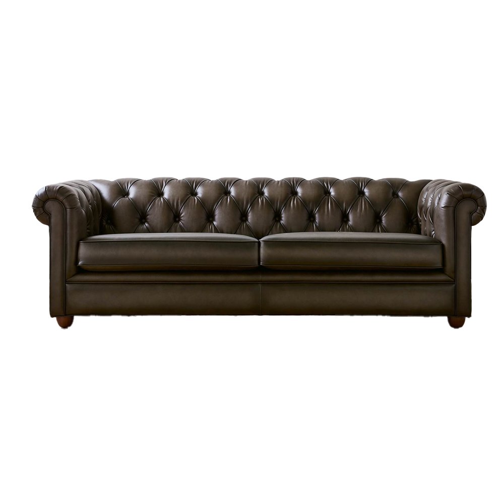Chesterfield Leather Sofa, from $3,099, Pottery Barn