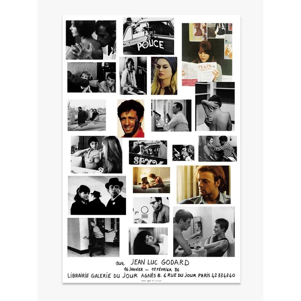 Jean-Luc Godard poster, $30, Agnès B