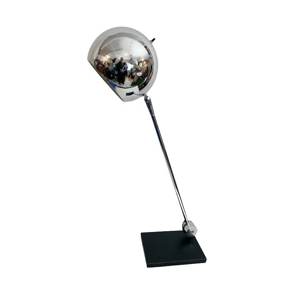 Robert Sonneman Articulating Chrome Orb Table Lamp, $2000, Chairish