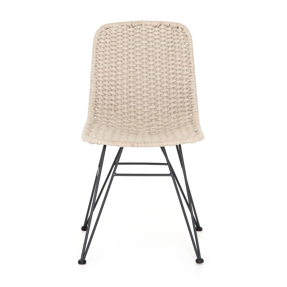 Dema Natural Rope Outdoor Dining Chair, $549, Amethyst Home