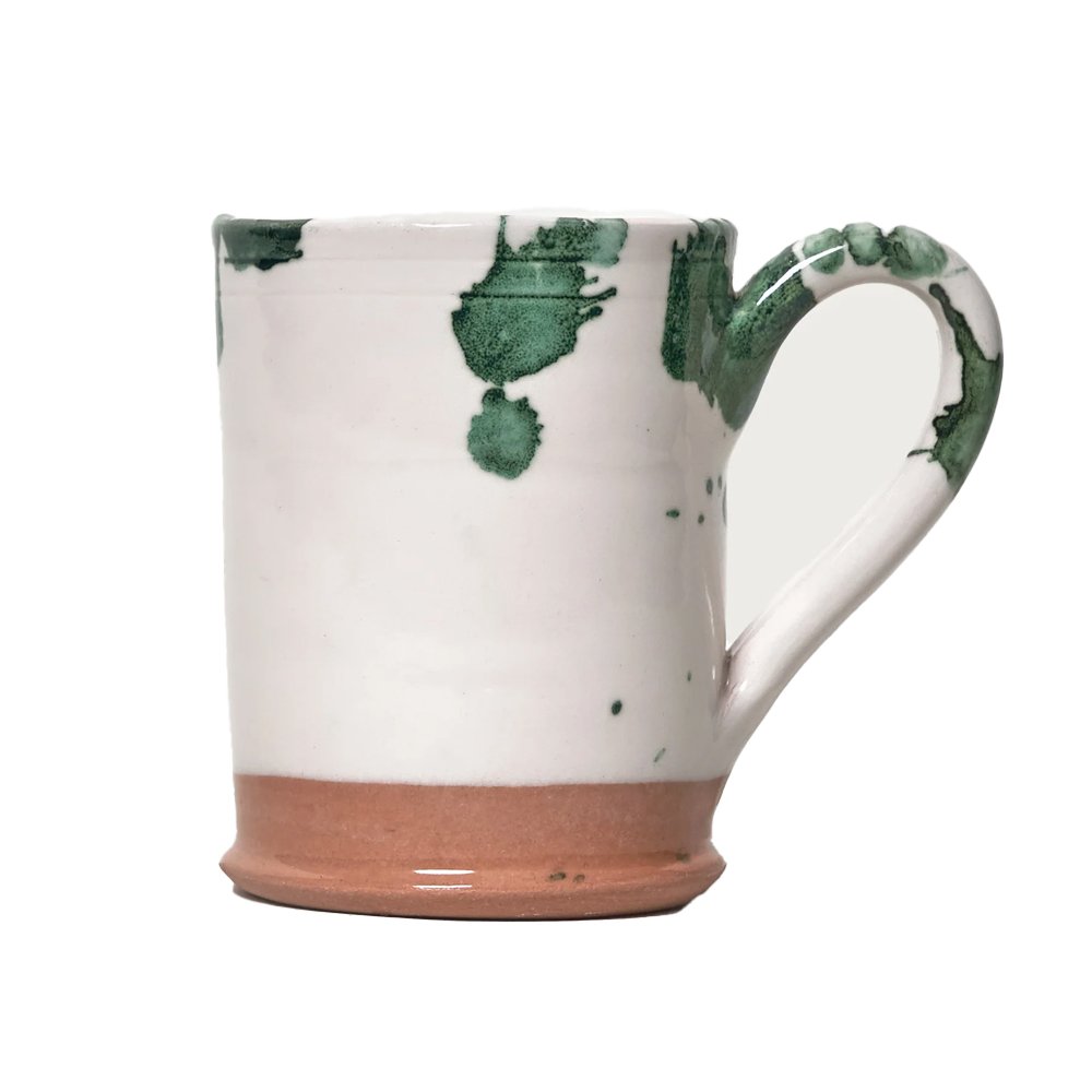Green Splatterware Mug, $38, Il Buco Vita