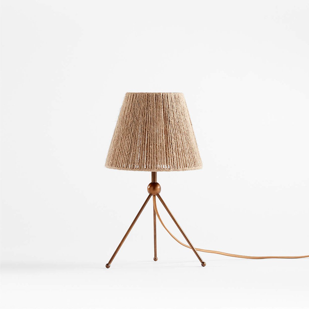 Ellery Tripod Table Lamp by Jake Arnold, $129, Crate &amp; Barrel