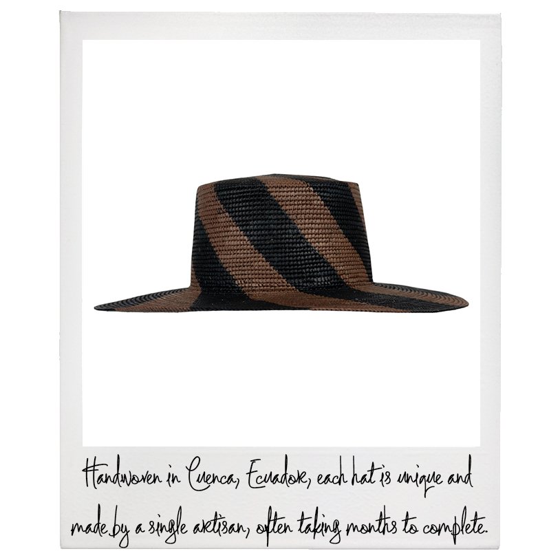 HANDWOVEN TOQUILLA STRAW HAT IN MUIR, $178, Gardenheir