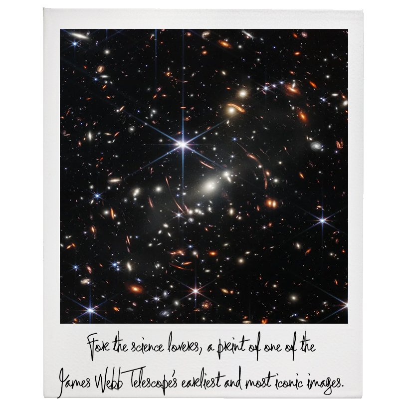 Webb's First Deep Field, from $50, James Webb Space Telescope Prints