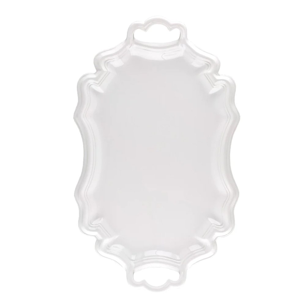 Amalfi Ceramic Serving Platter with Handles, $135, Hudson Grace