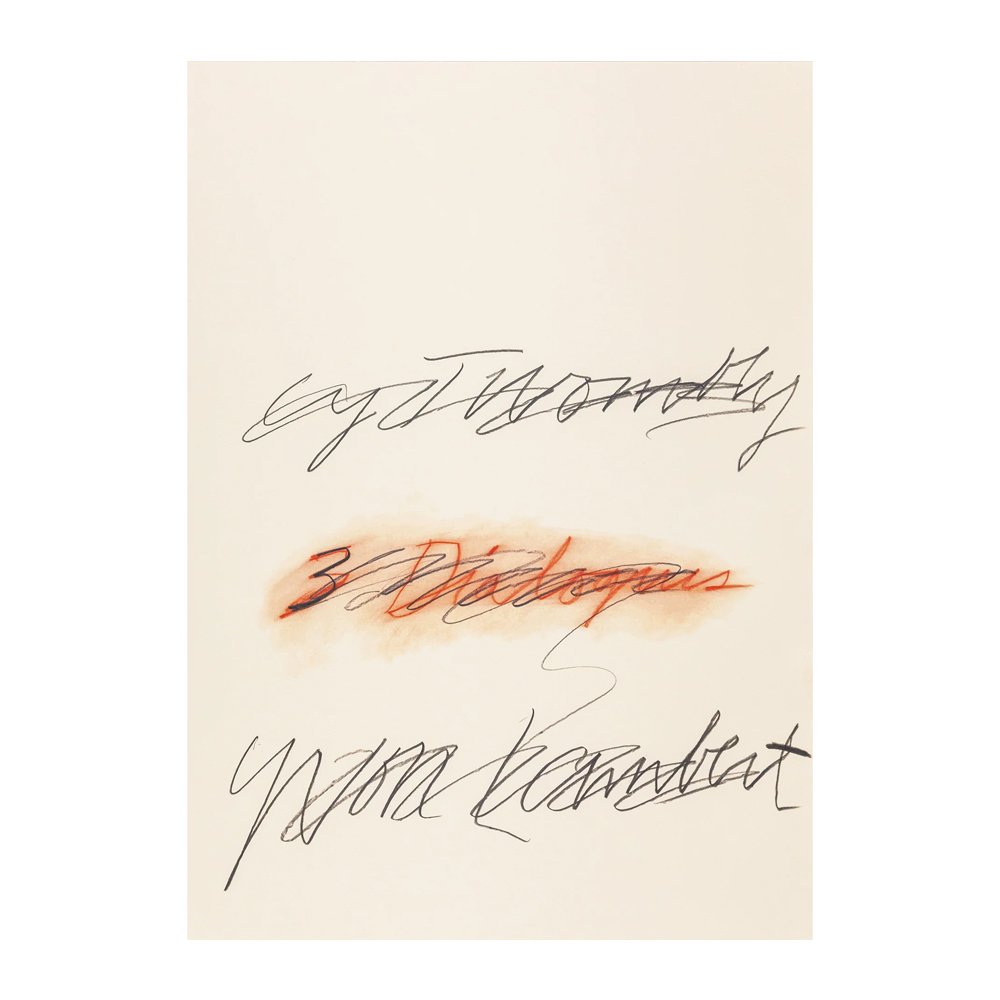 Cy Twombly - Three Dialogues (2). Print, 1977, €100, Yvon Lambert