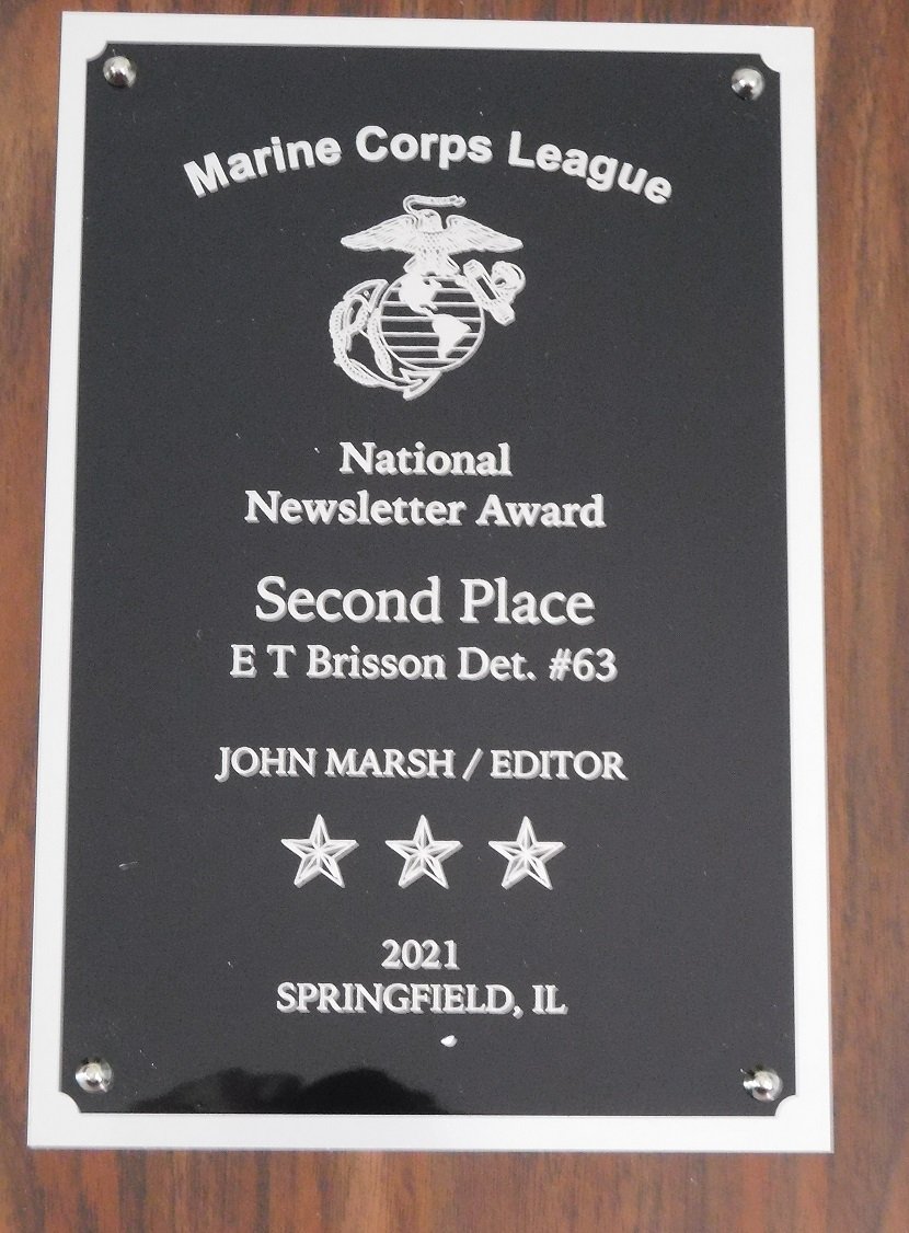 2022 National NEWSLETTER Competition Placque.JPG