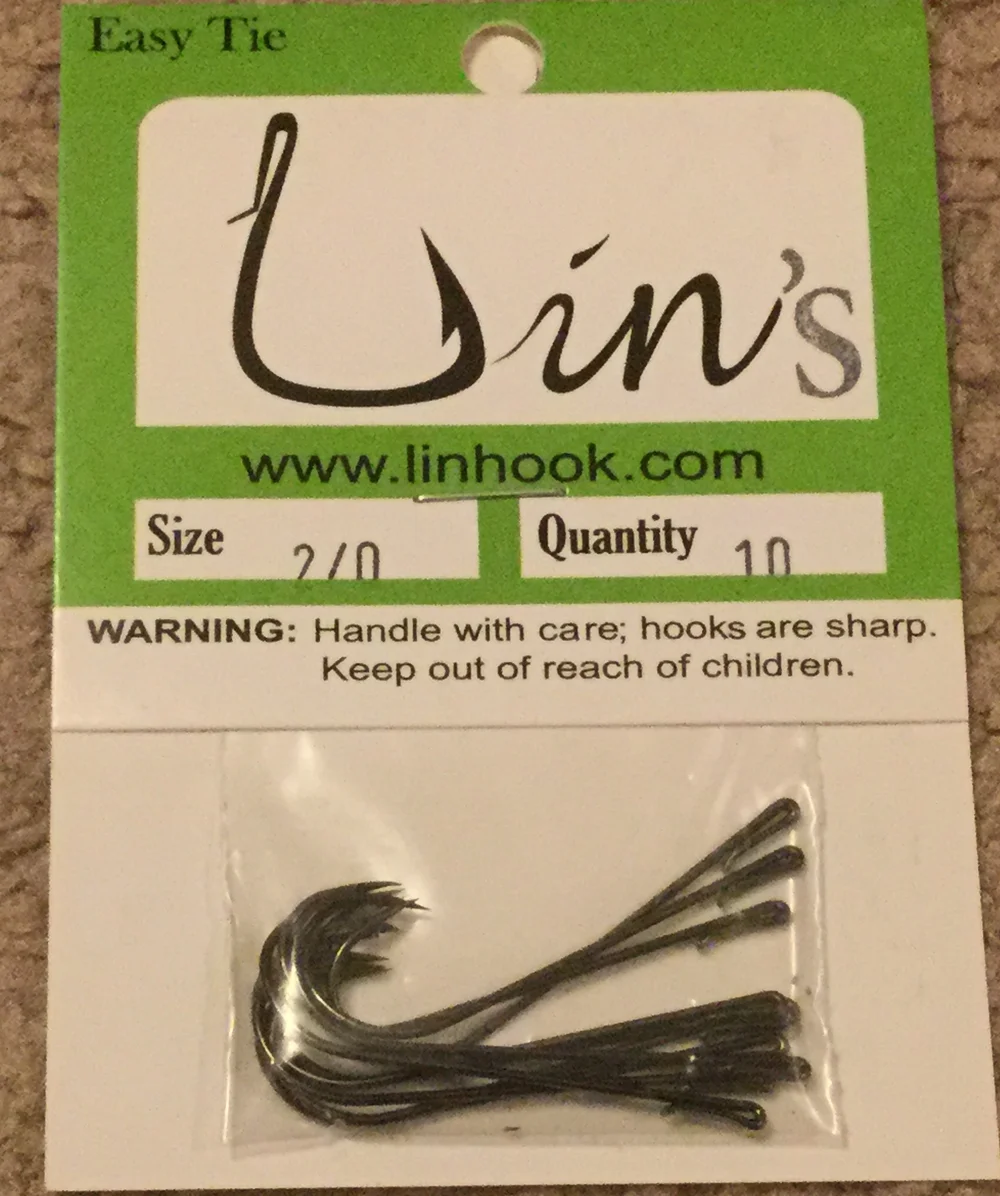 Lin's Slide&Knot Aberdeen Hooks- Single Pack  Lin's Hook