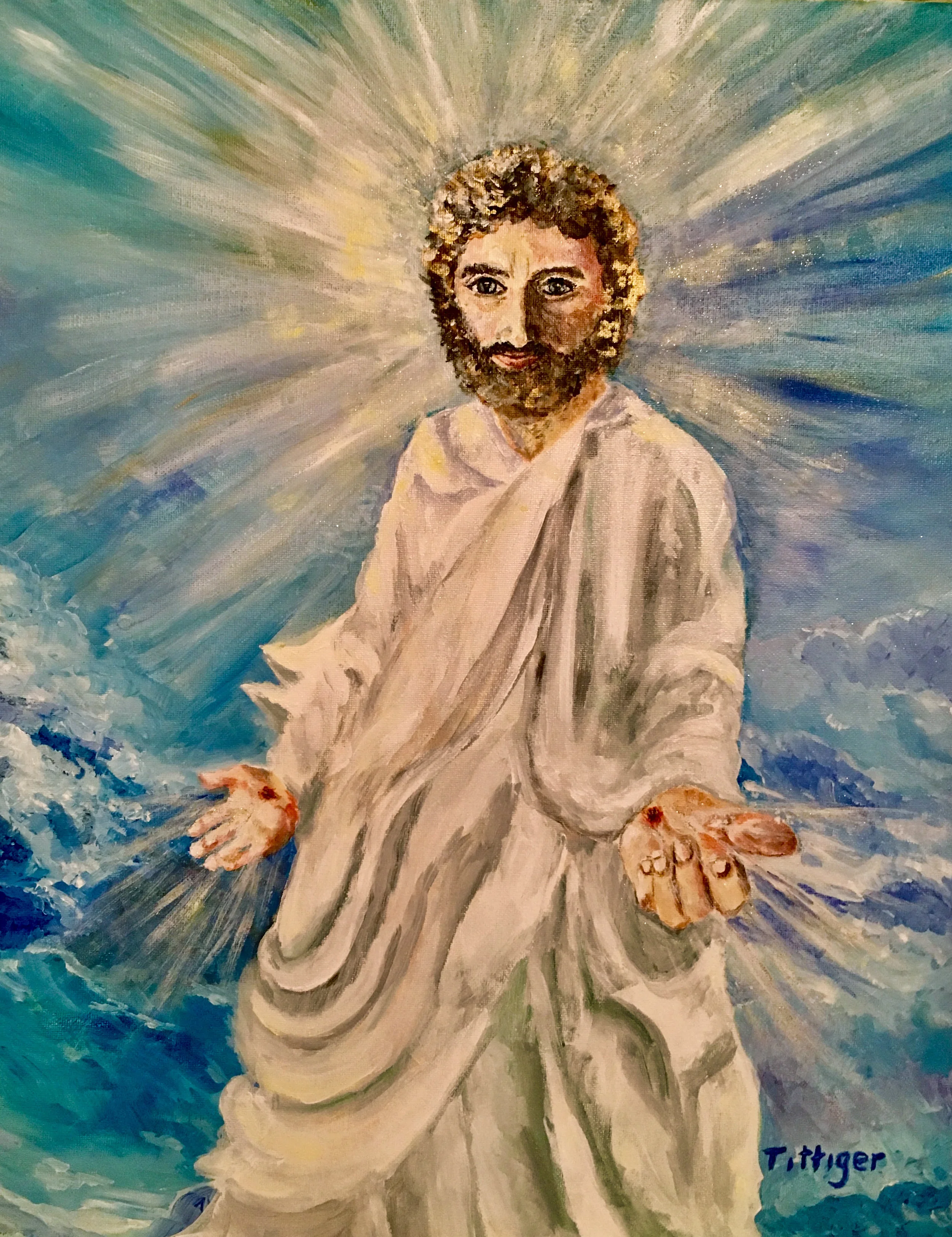 Tittiger.JESUS RESSURECTED.16 X 20. CR 2.2.18.jpg