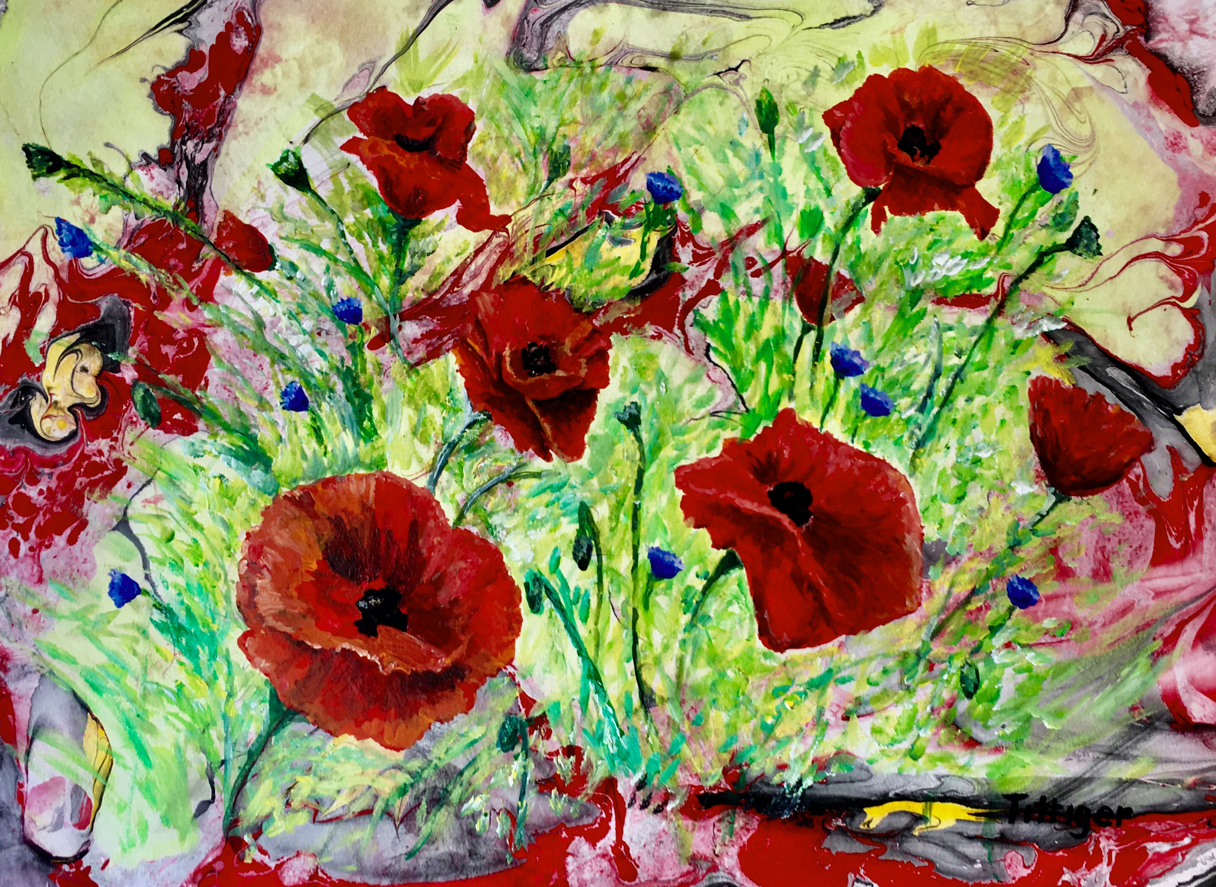 Tittiger.POPPY FIELD.18 X24 $250.CR 1.4.18.jpg