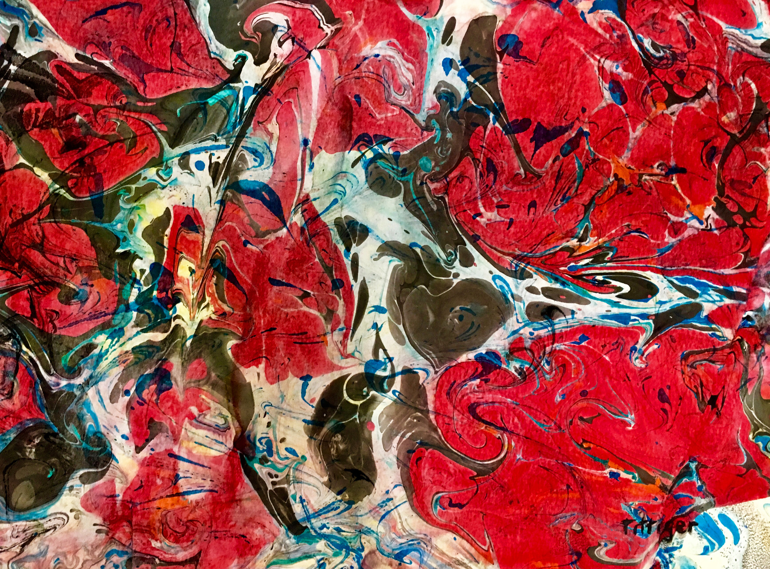 SWIRLED TULIPS Swirled Tulips is an 11 x 15 of beautiful impressionist tulips. 