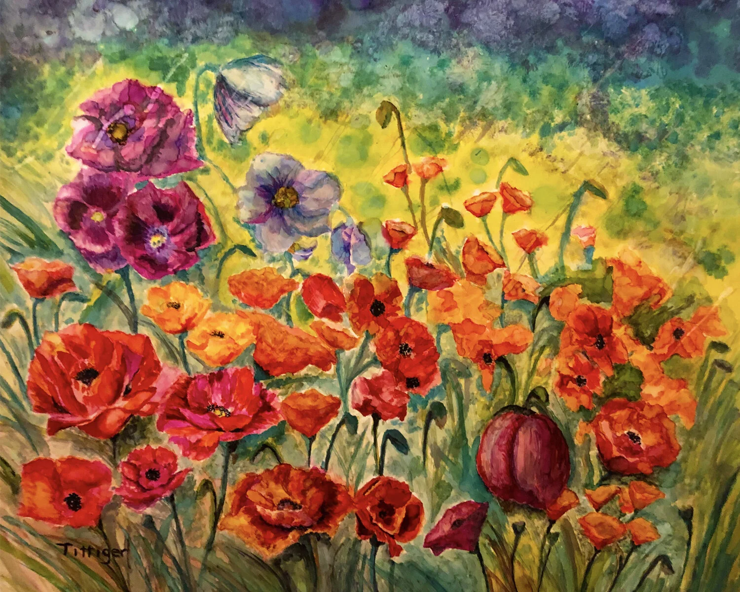Tittiger.GLORY. 2020. ALCOHOL INK.18 x 24. $1200 .jpg