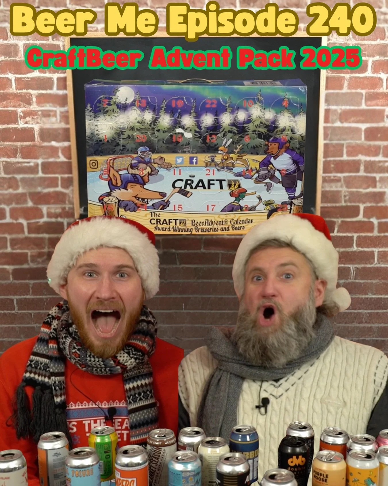 🎄🍺 THE ANNUAL ADVENT CALENDAR 🍺🎄

We did the damn thing! Again&hellip;

24 beers.
Multiple countries.
Zero self-control.

This episode has wild cans, questionable flavors, strong opinions, and the slow realization that this tradition might actual