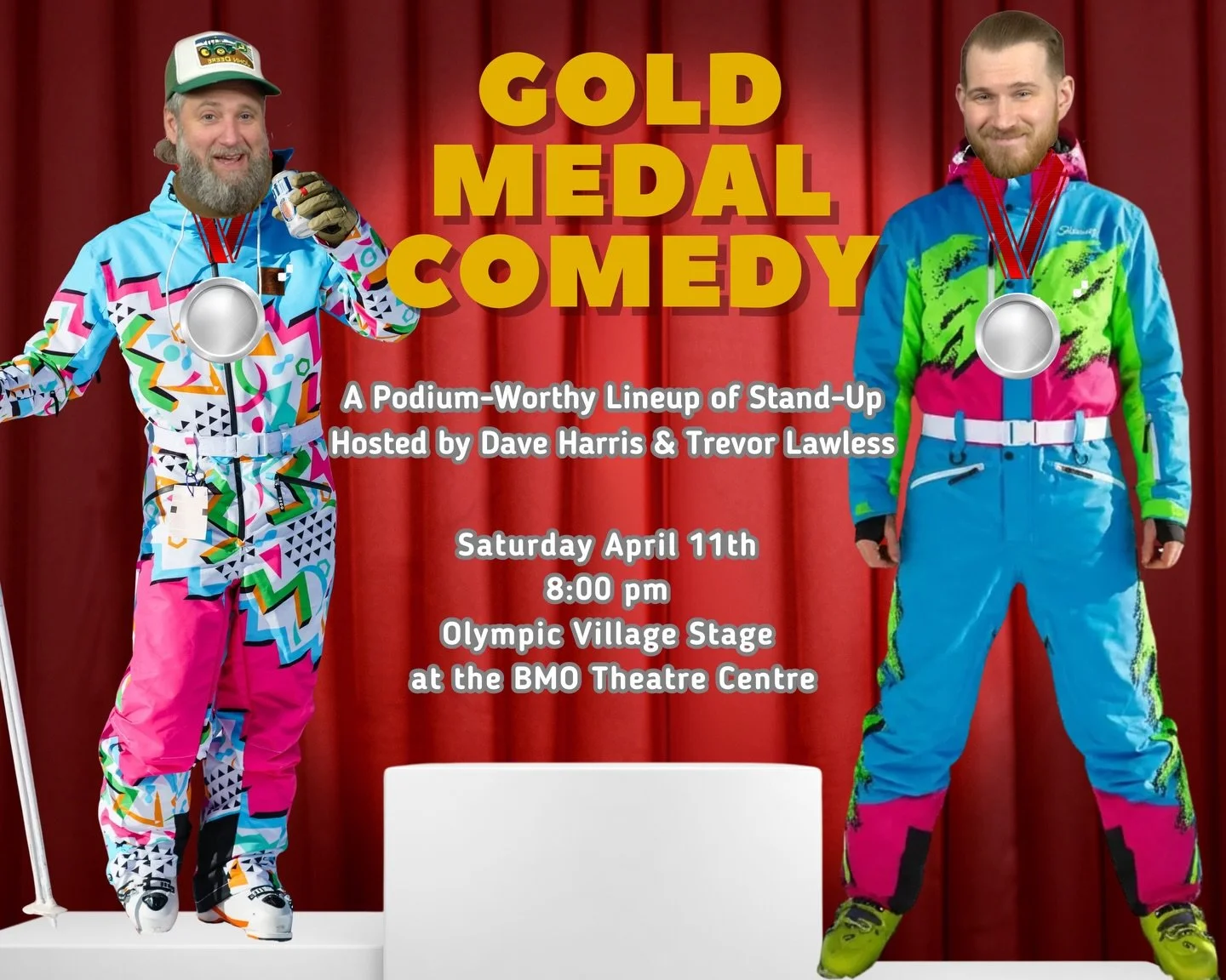 We&rsquo;re not saying it&rsquo;s the best comedy show in Vancouver&hellip;but we did name it Gold Medal Comedy. 🥇

5 comics. All killers.
Hosted by Dave Harris &amp; Trevor Lawless.

Come drink, laugh, and judge us accordingly!

📍 Olympic Village
