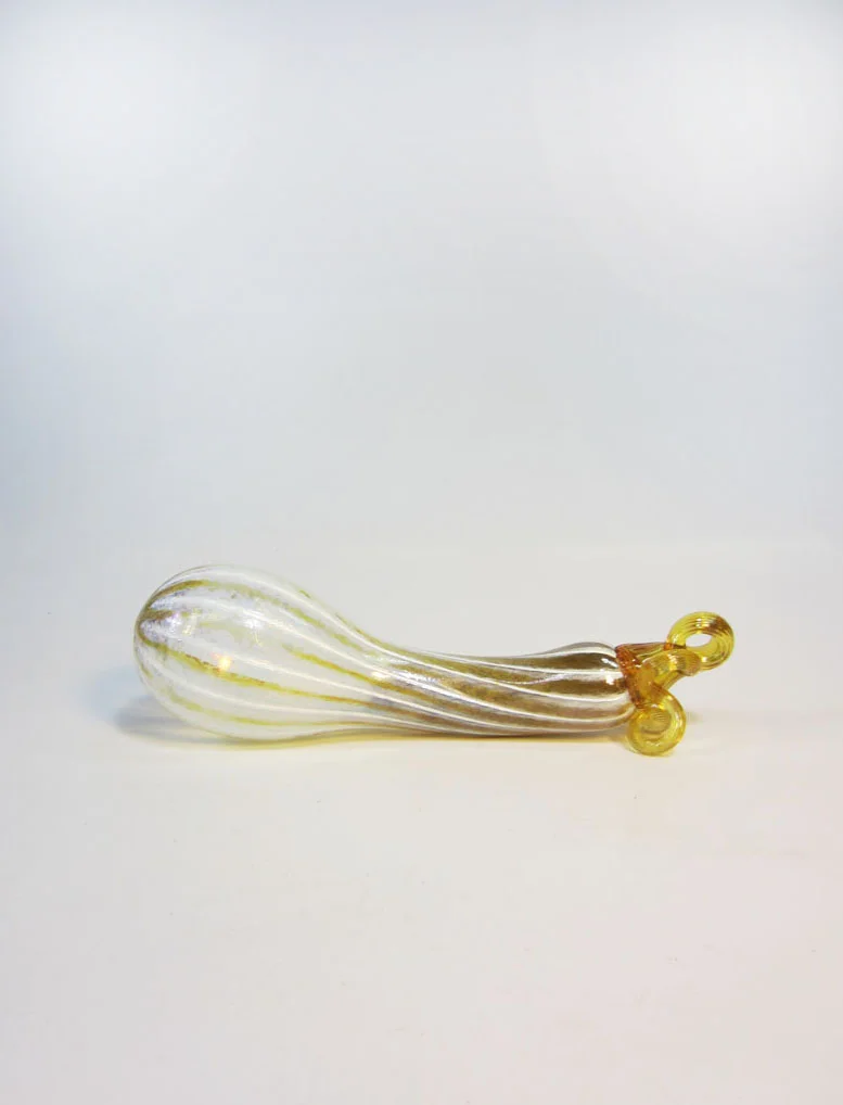 Gourd - white/gold