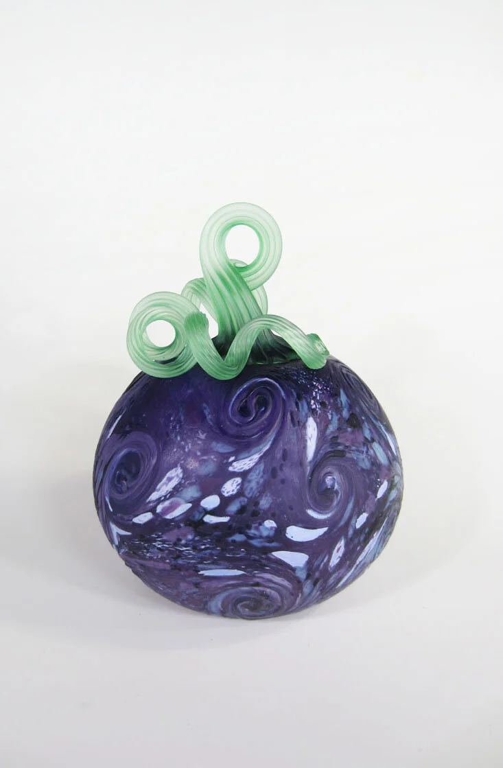 Pumpkin - purple paisley