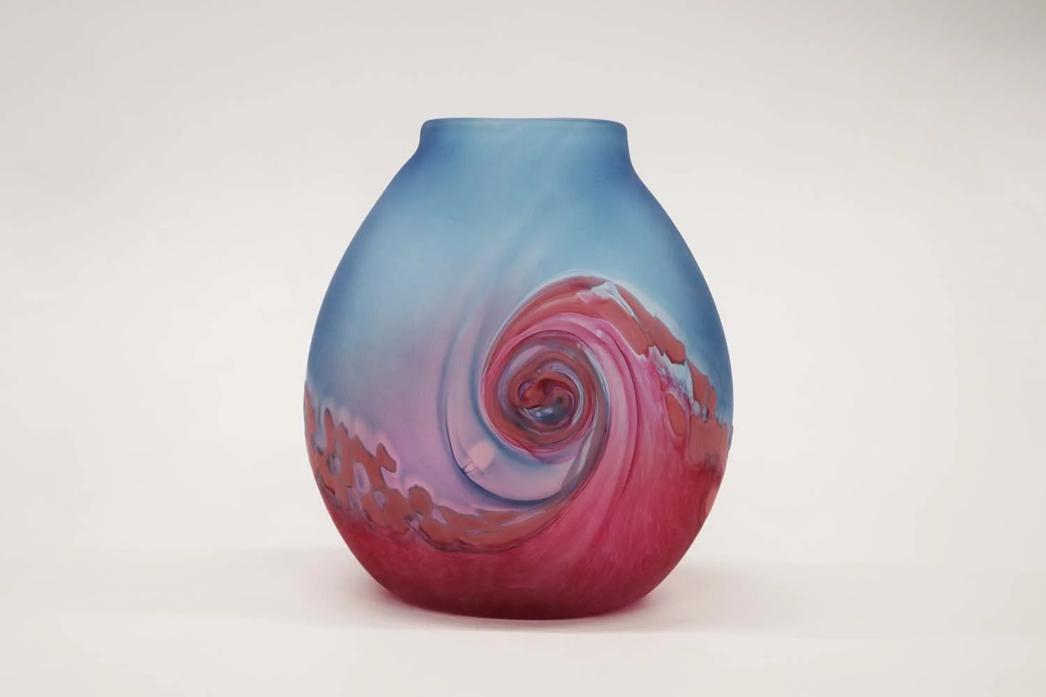 Vortex Vase - Pink/Ruby/Blue