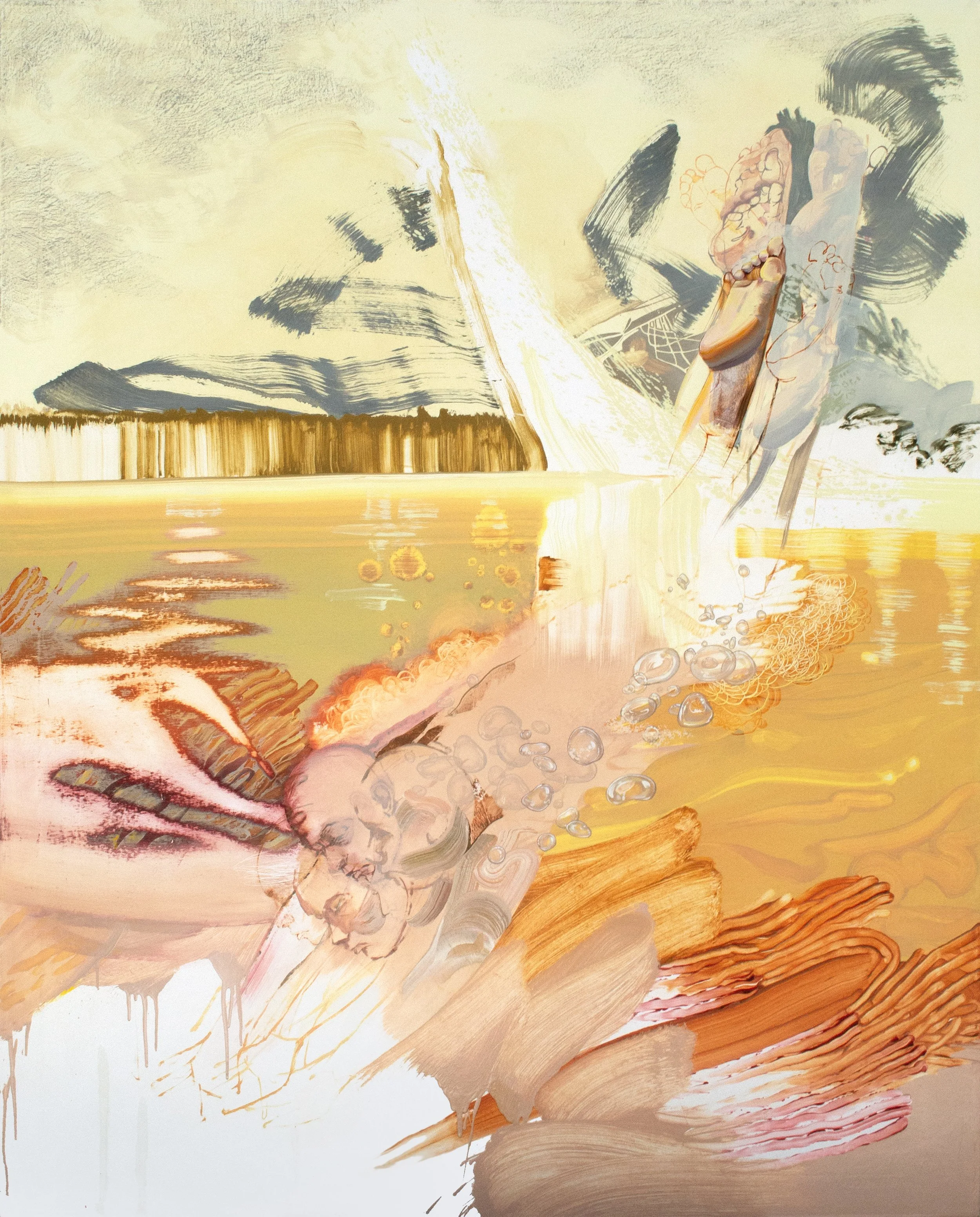 The Diver VI, 2024, Oil on canvas, 60 x 48 in.jpg