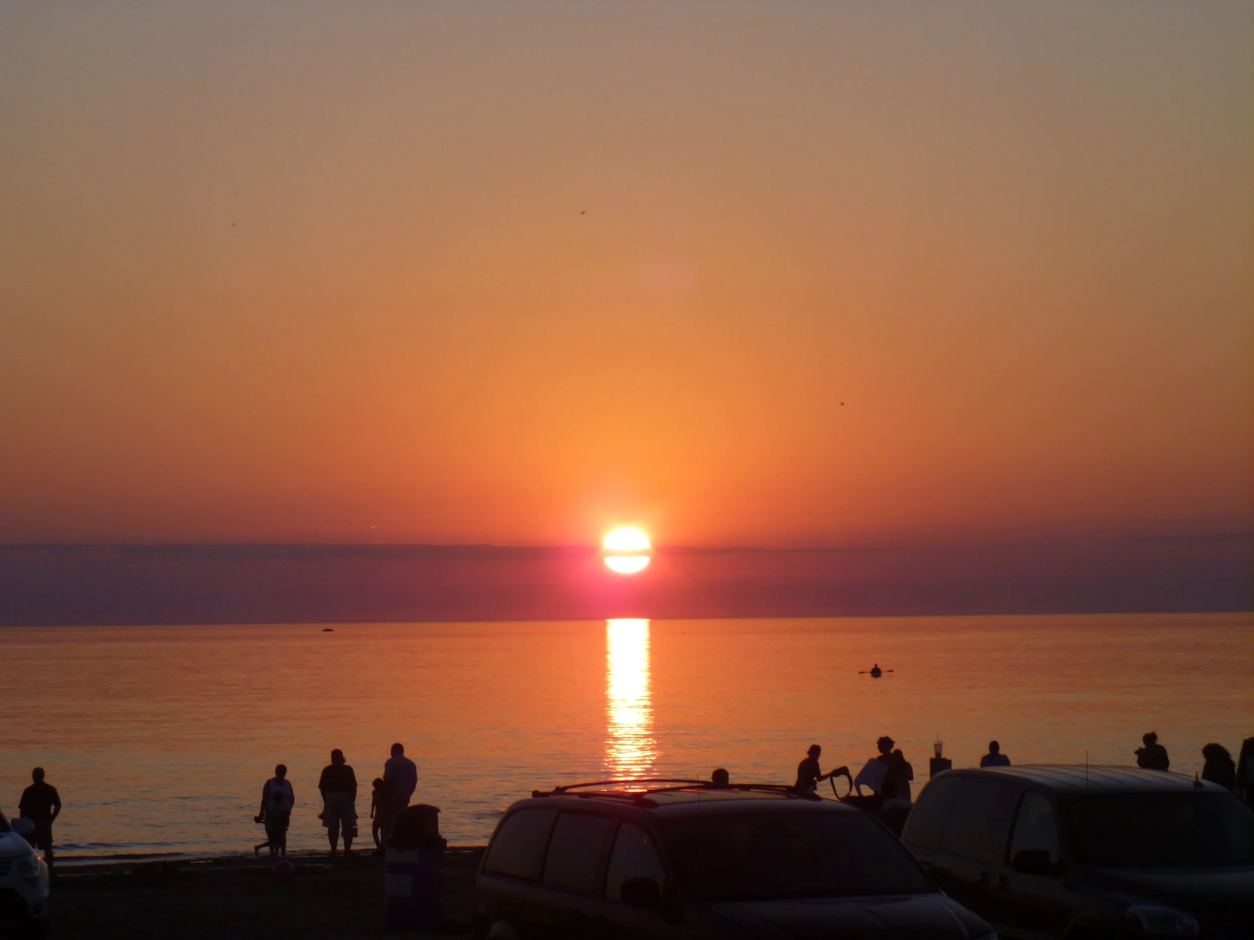 Sunset at Sauble Beach.JPG