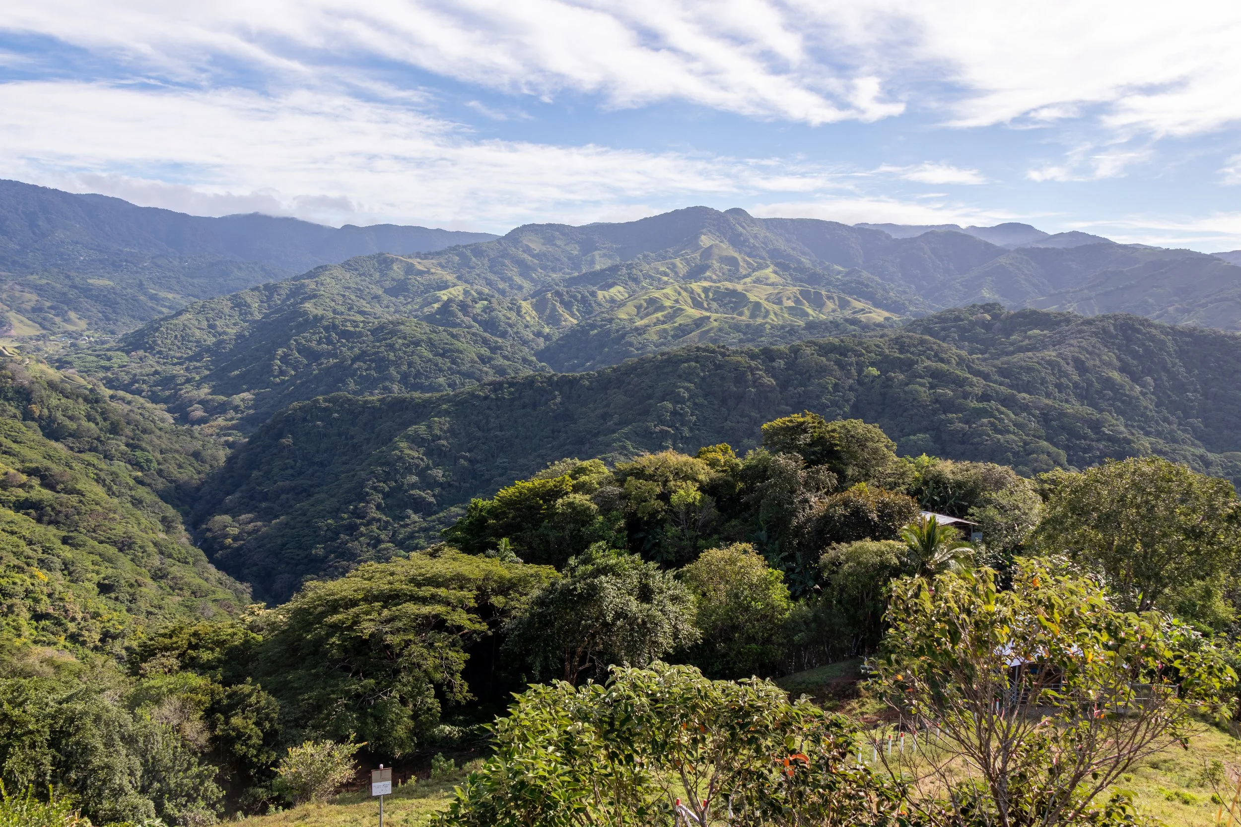 A view of a valley just south of Monteverde, Costa Rica.