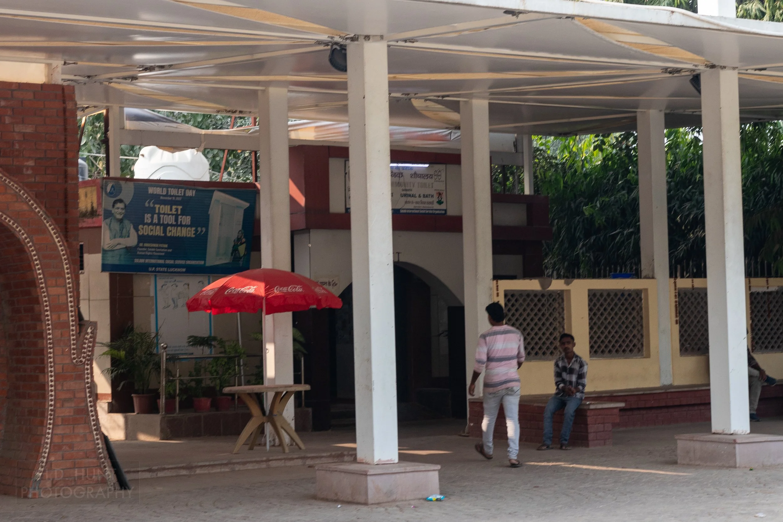 A public toilet block, Sarnath, India.