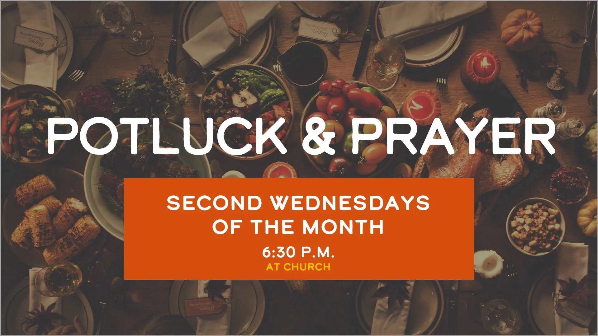 Potluck and Prayer