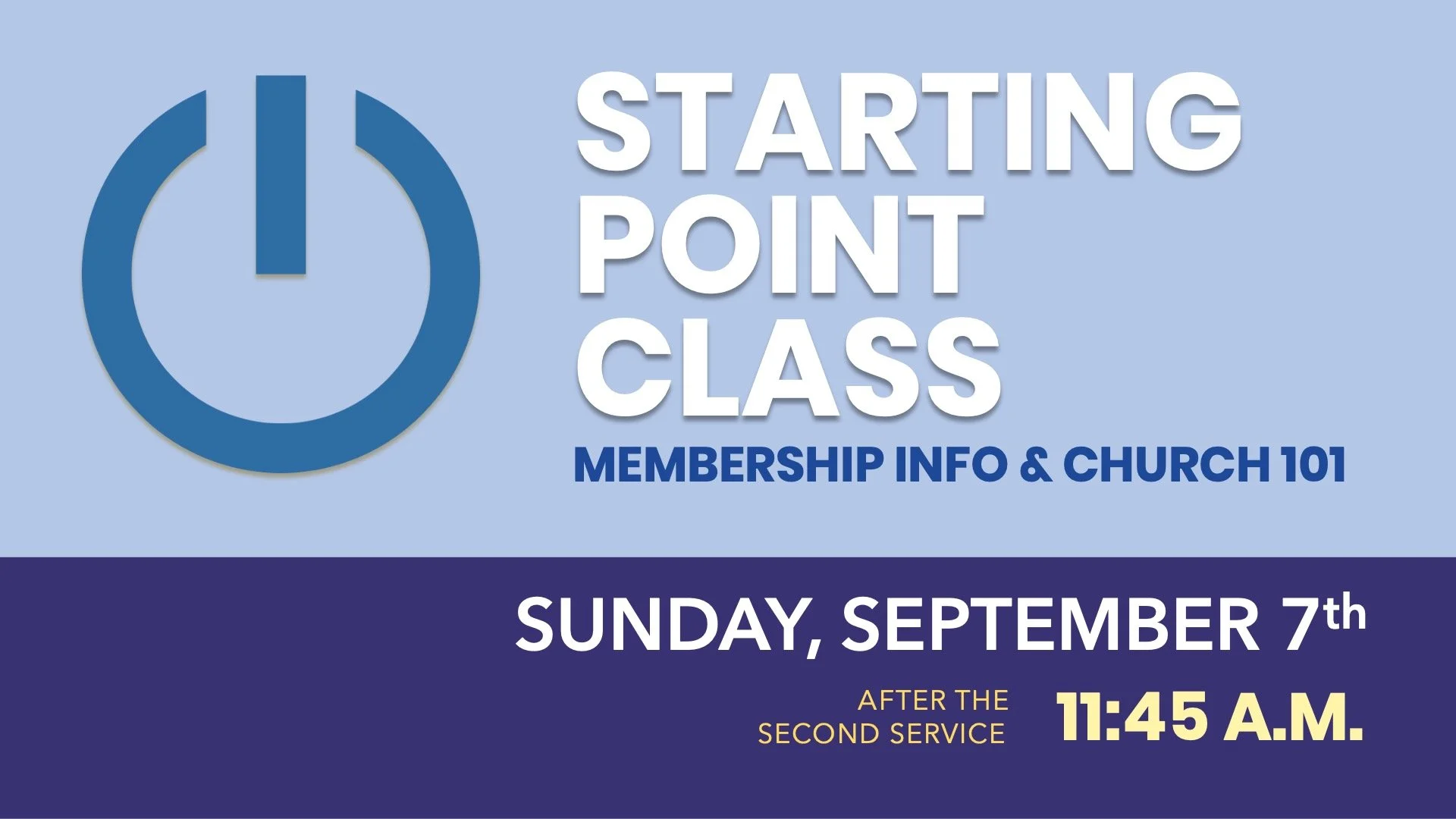 Starting Point Class