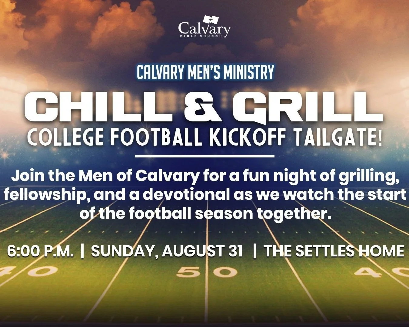 Chill & Grill College Football Kickoff Tailgate