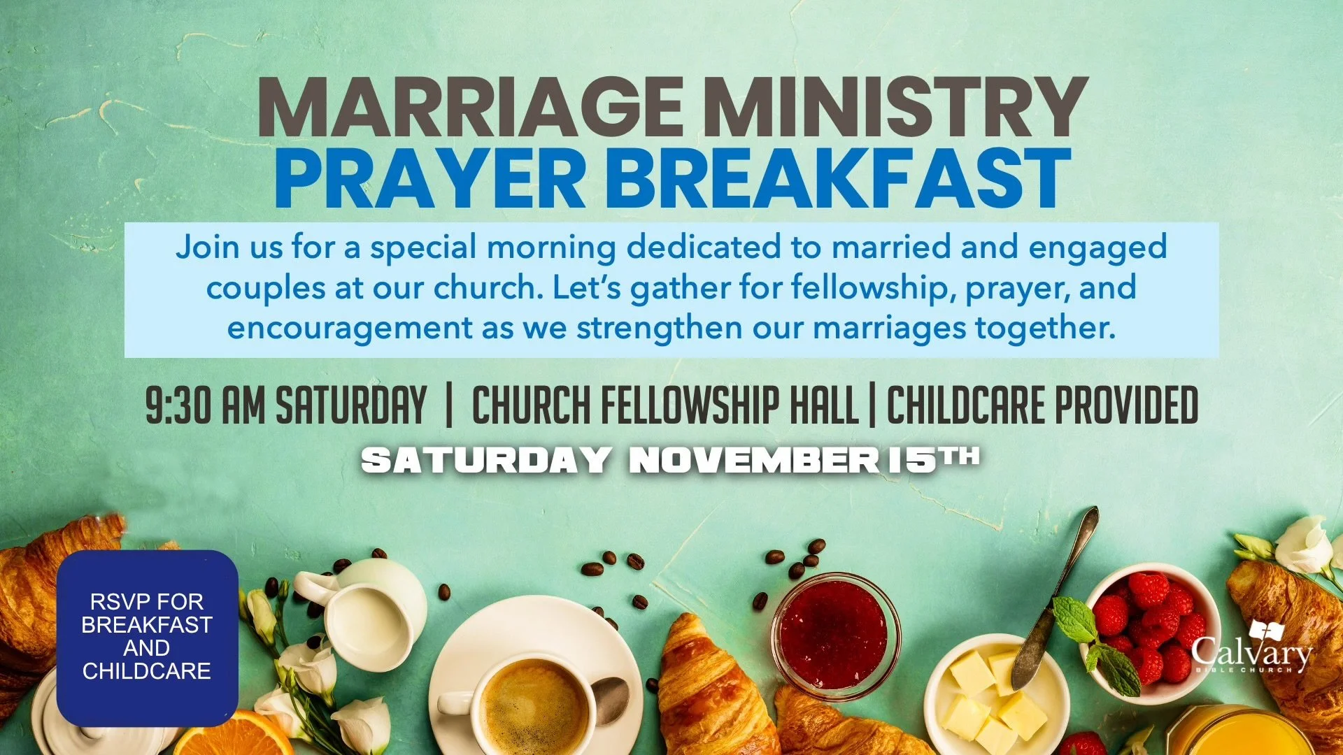 Marriage Ministry Prayer Breakfast
