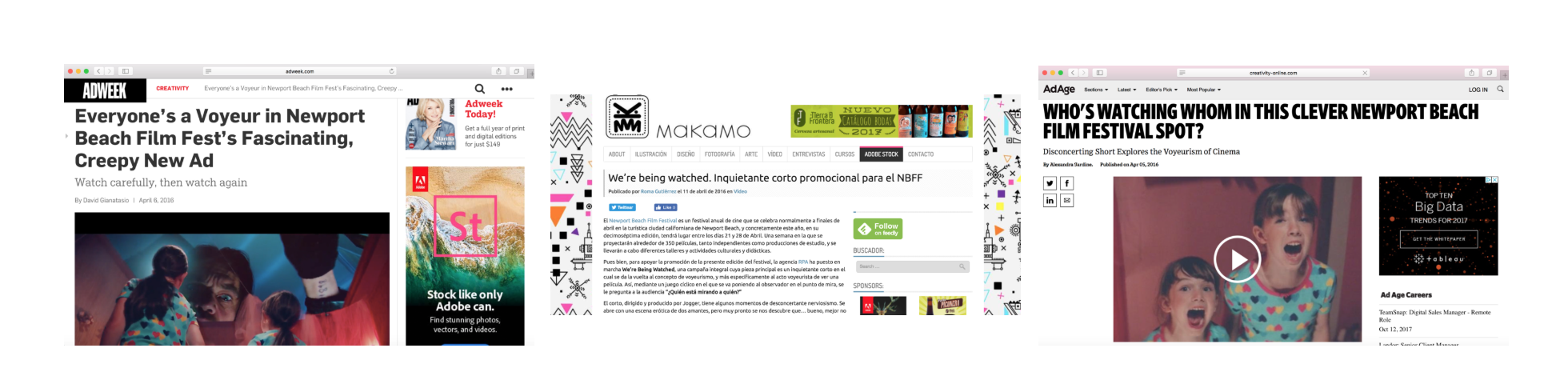  2017 Communication Arts 2017 AICP Shortlist 2016 Archive 