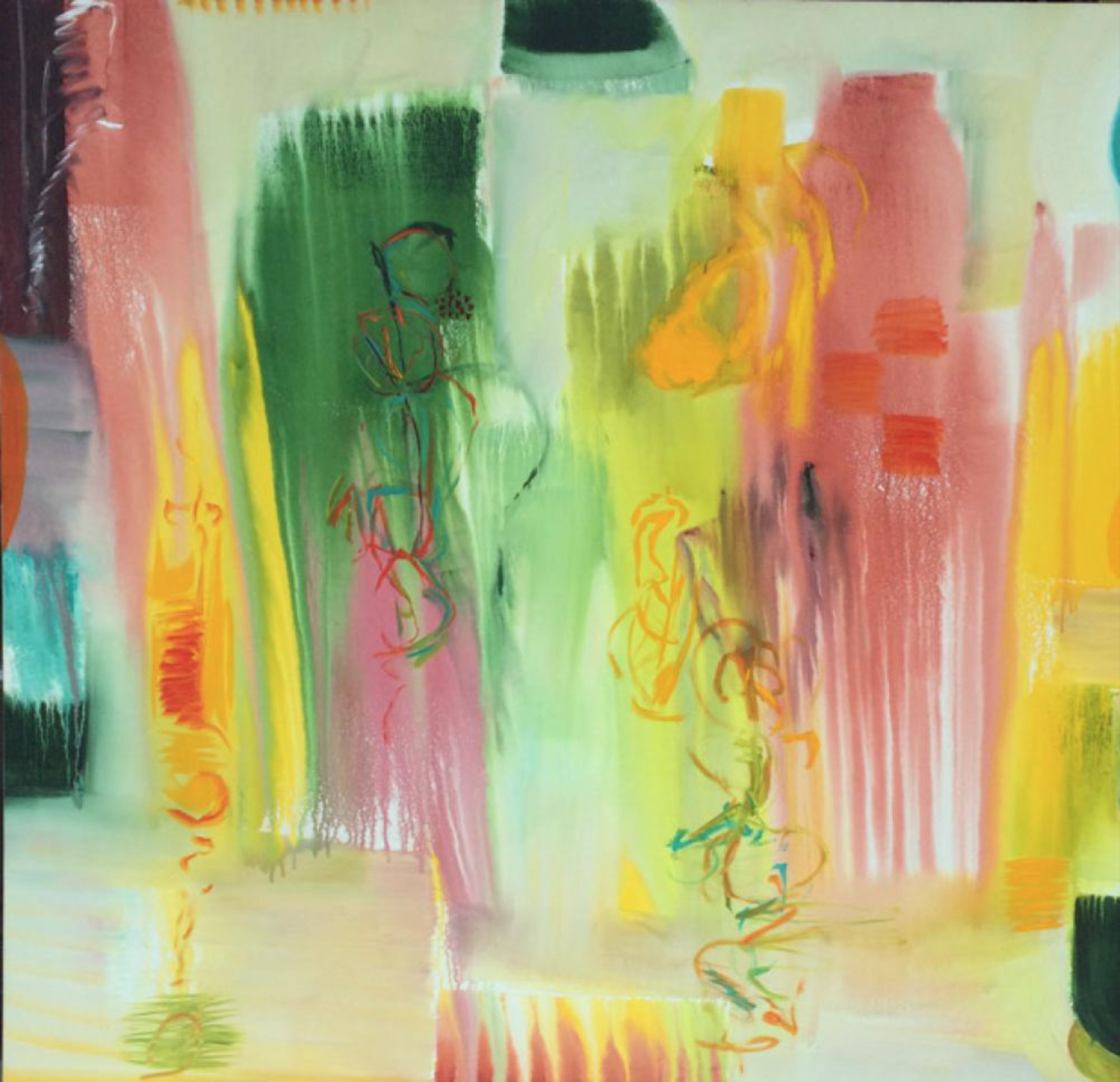 Lamar Briggs, New Day Too Mixed Mediums, 65in. x 65 in.