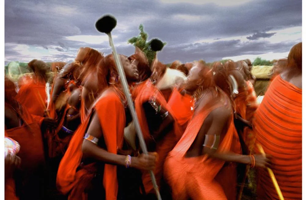 Douglas Kirkland, Masai Warriors, Kenya 1973 Archival Pigment Print, 40x60 in.