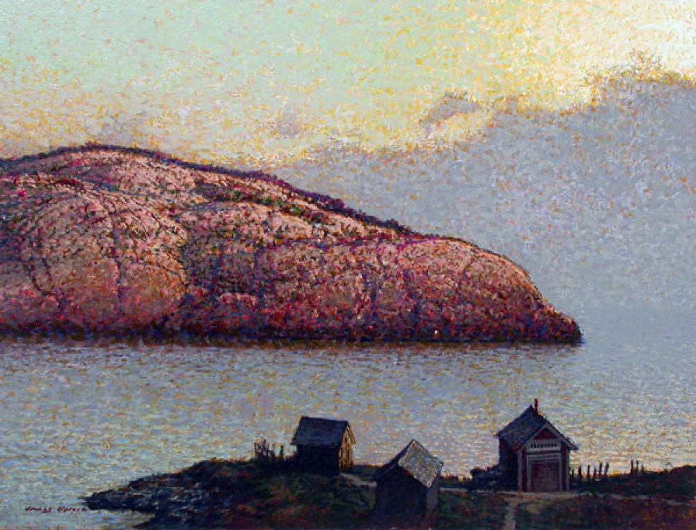 James O’Neil, Out Back Acrylic on Panel, 24x36 in.