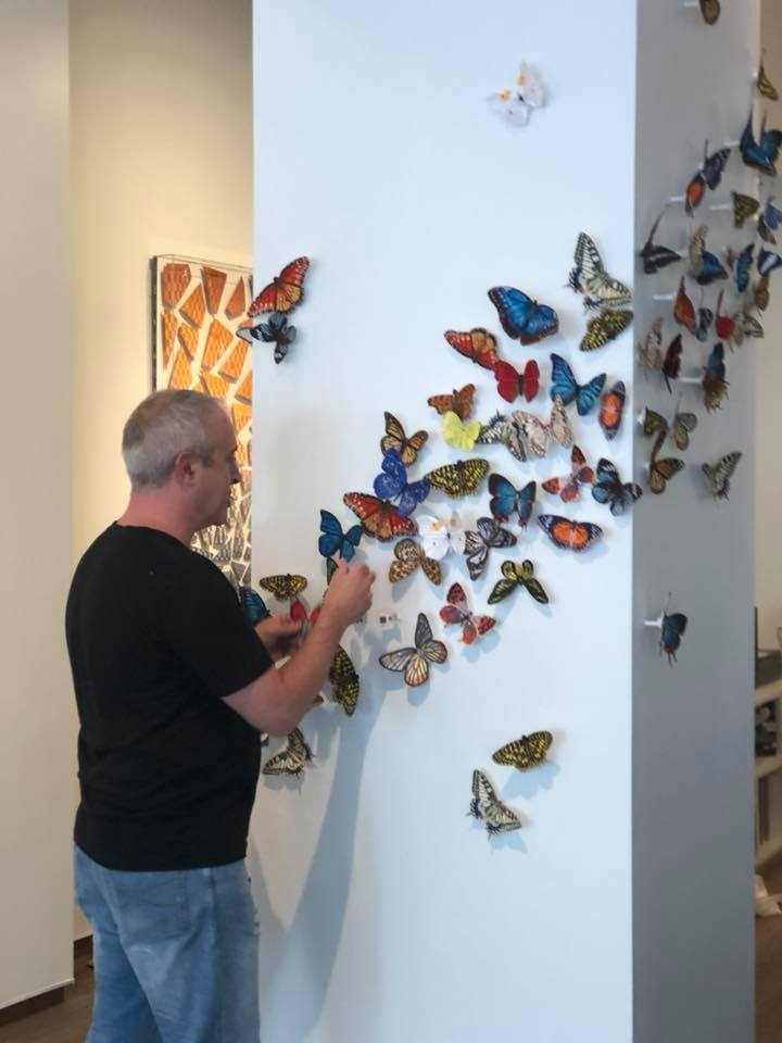 Butterfly Swarm 12”x12” – Stephen Wilson Studio