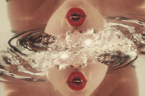 Tyler Shields, Water Mouths Digital Chromogenic Print, 45x60 in.