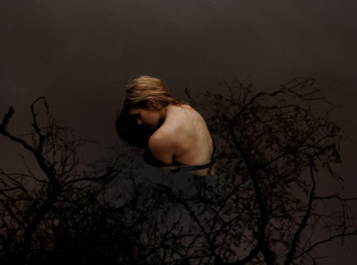 Tyler Shields, Girl in Pond Digital Chromogenic Print, 40x60 in.