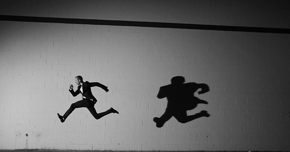 Tyler Shields, Shadow Run Digital Chromogenic Print, 23x30 in.