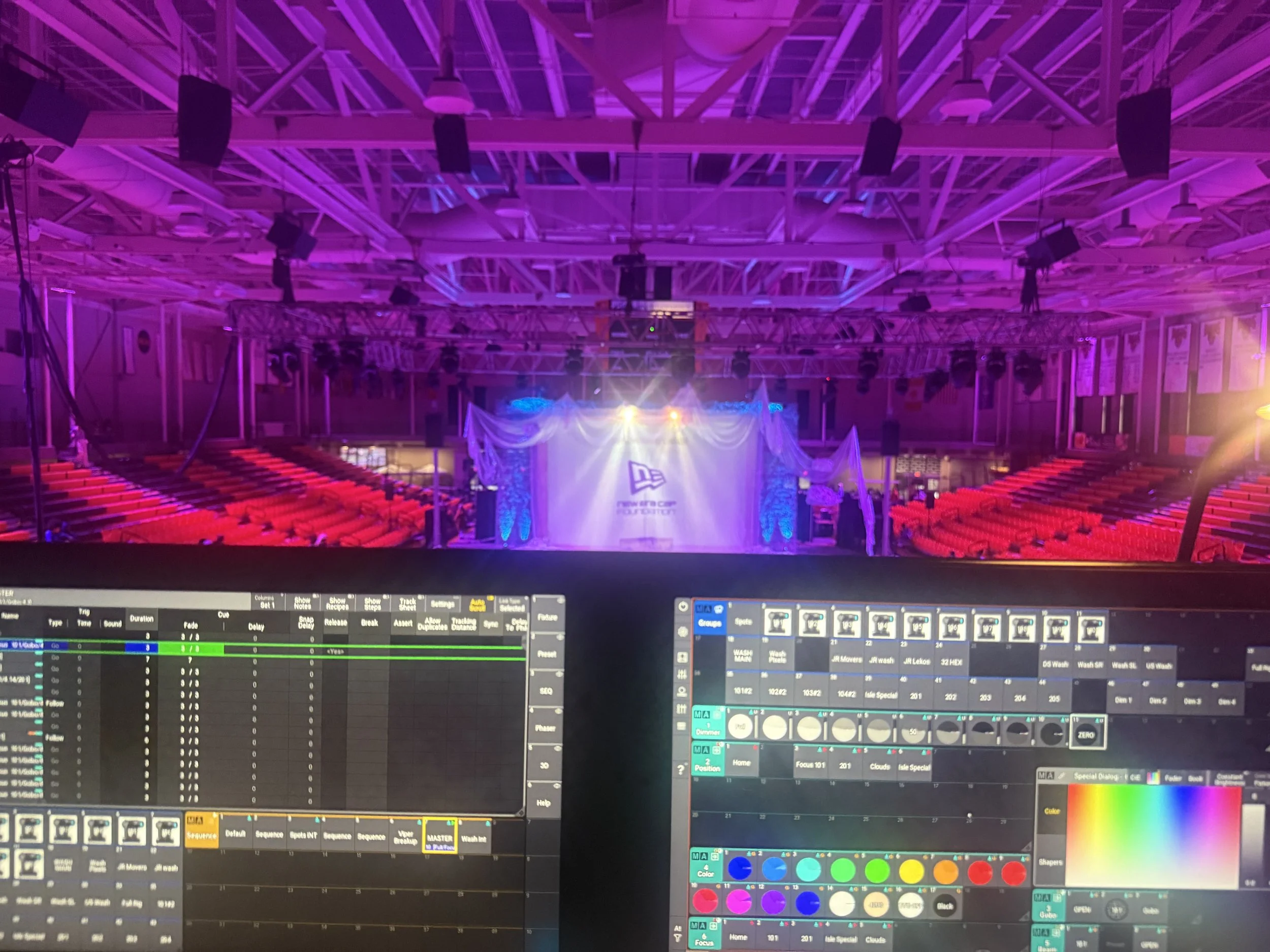 Fashion Show Lighting Buffalo State College Lighting Live Event Lighting GrandMA3