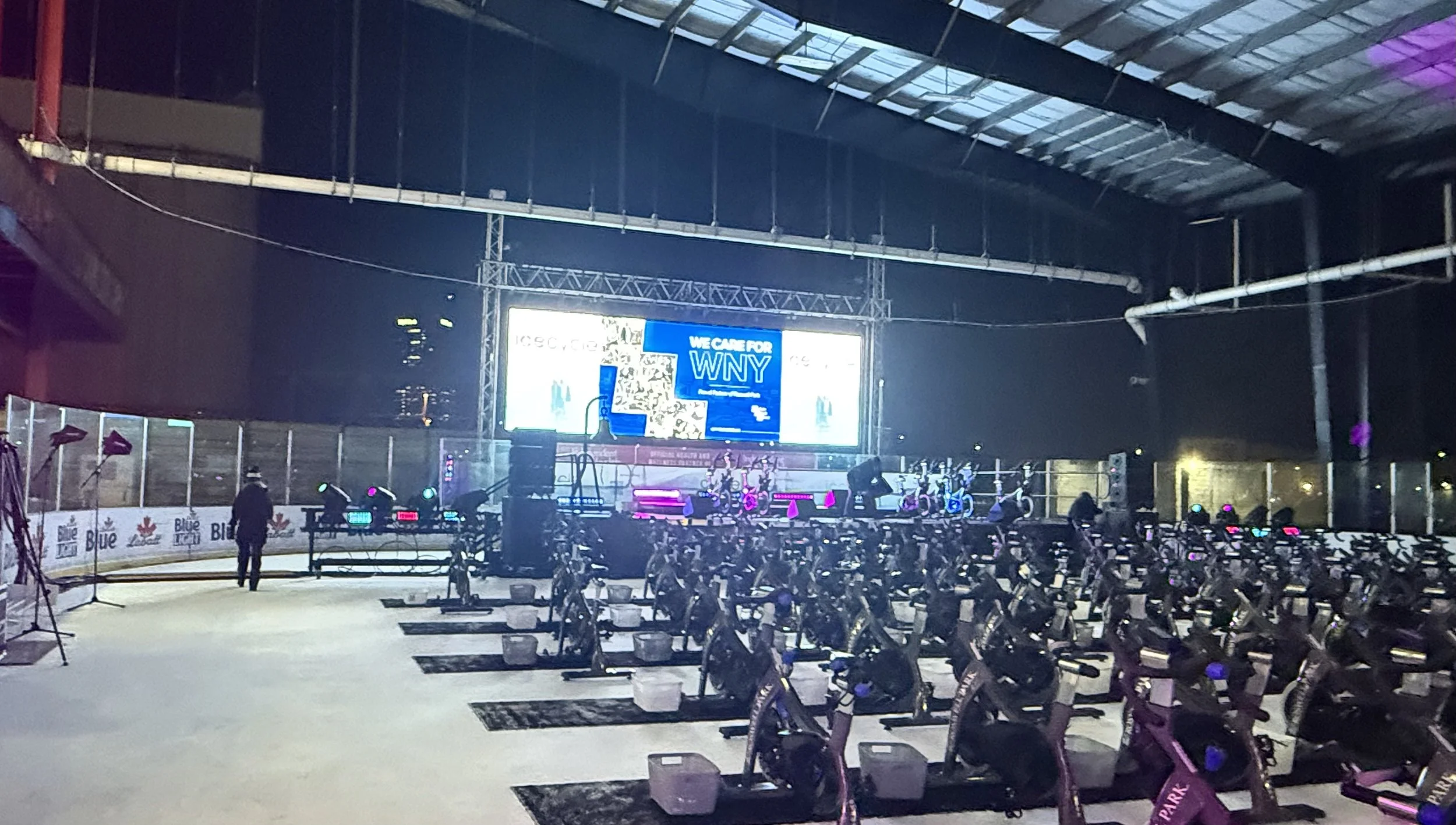 Ice Cycle Buffalo Event Lighting LED Video Rigging Audio Moving Lights